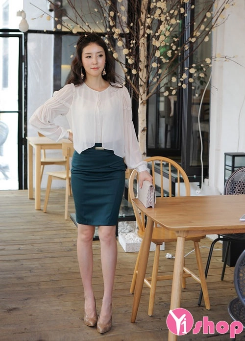 Sơ mi nữ vải voan lụa cho nàng công sở hè 2016