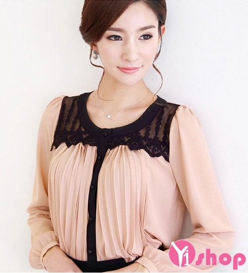Sơ mi nữ vải voan lụa cho nàng công sở hè 2016