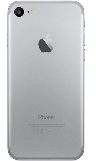 Apple lộ ảnh mặt sau của iphone 7 camera lớn