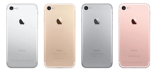 Bản dựng iphone 7 dựa trên ảnh rò rỉ trên mạng