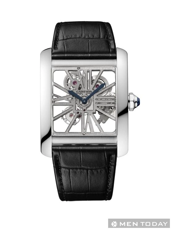 Nam tính phong cách với cartier tank mc