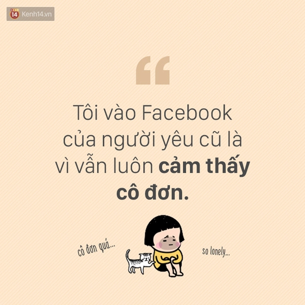 Tại sao bạn vẫn vào facebook người yêu cũ