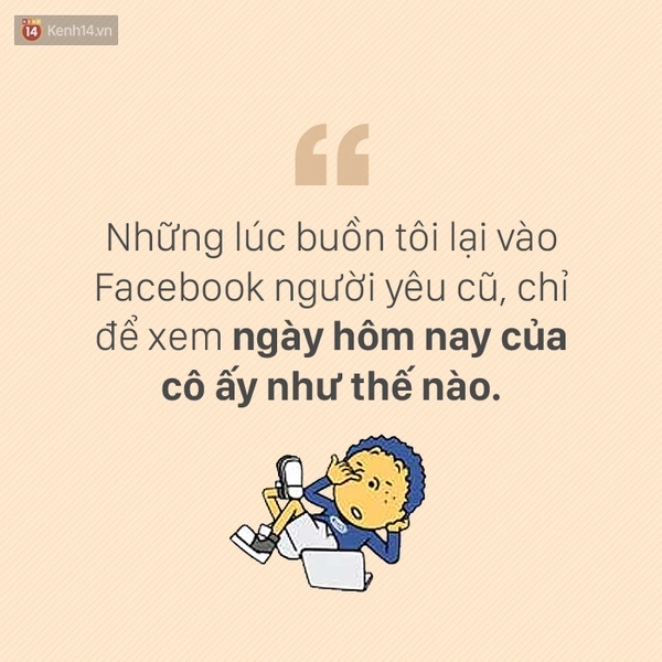 Tại sao bạn vẫn vào facebook người yêu cũ