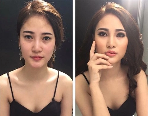 Mày cong mi dài như katun