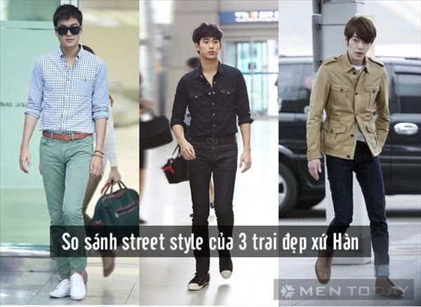 Phong cách đường phố của 3 trai đẹp xứ hàn