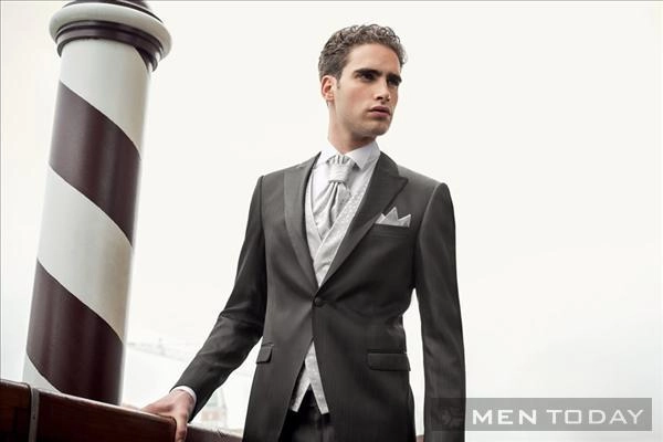 Sang trọng ngày cưới với suit tuxedo và pal zileri cho chú rể