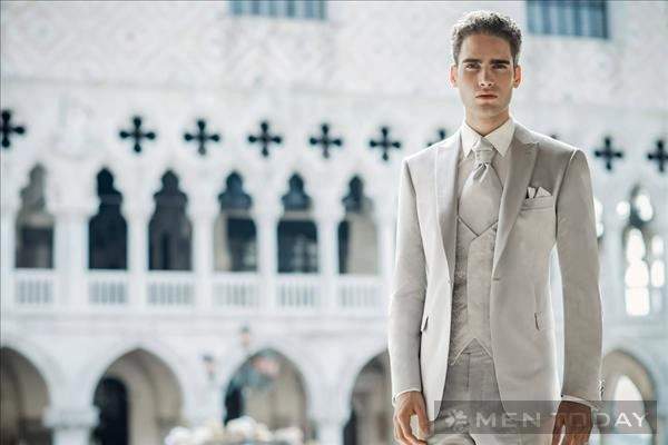 Sang trọng ngày cưới với suit tuxedo và pal zileri cho chú rể