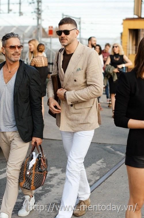 3 cách mix quần trouser và blazer