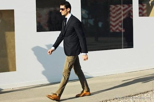 3 cách mix quần trouser và blazer
