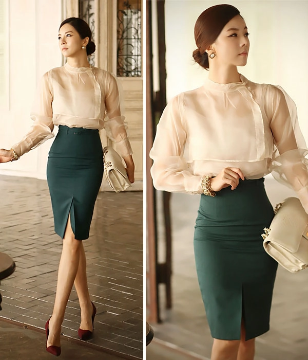 3 chân váy đầm bút chì cho nàng công sở thêm quyến rũ