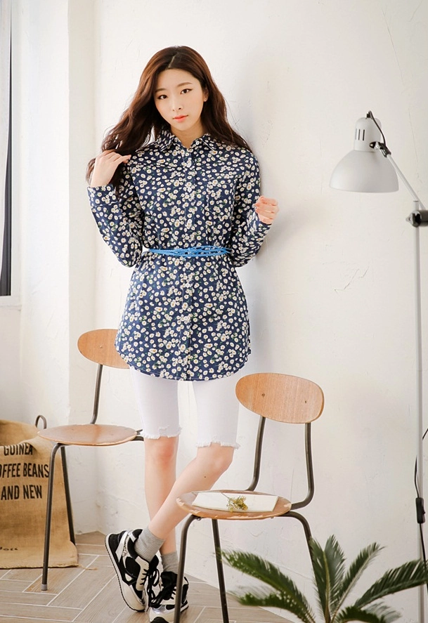 Áo sơ mi nữ họa tiết hoa sành điệu cho nàng tỏa sáng