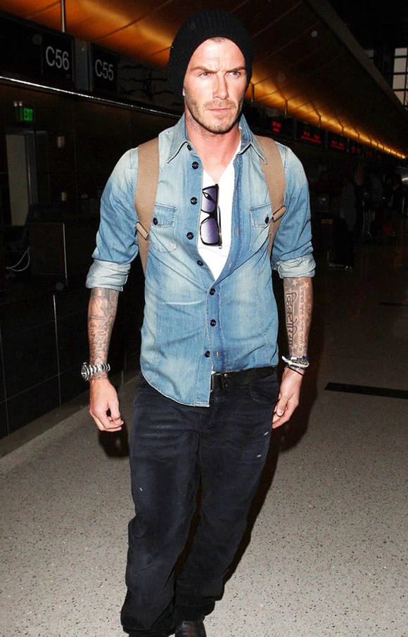 Denim lịch lãm như david beckham