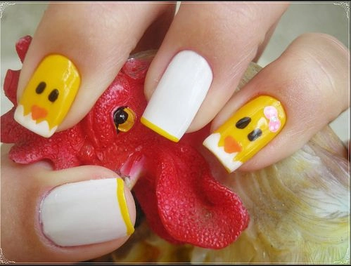 Mẫu nail hình con vật đáng yêu cho cô nàng tuổi teen