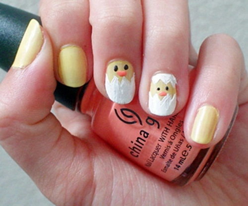 Mẫu nail hình con vật đáng yêu cho cô nàng tuổi teen