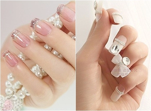 Những kiểu móng tay hình nơ dễ thương