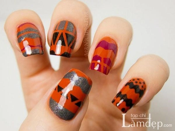 Những mẫu nail màu metallic đẹp độc đáo