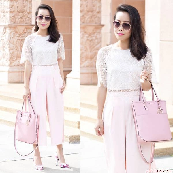 Quần culottes nữ mốt thời trang vô cùng thời thường
