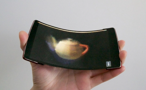Smartphone đầu tiên màn hình 3d có thể uốn dẻo trên thế giới
