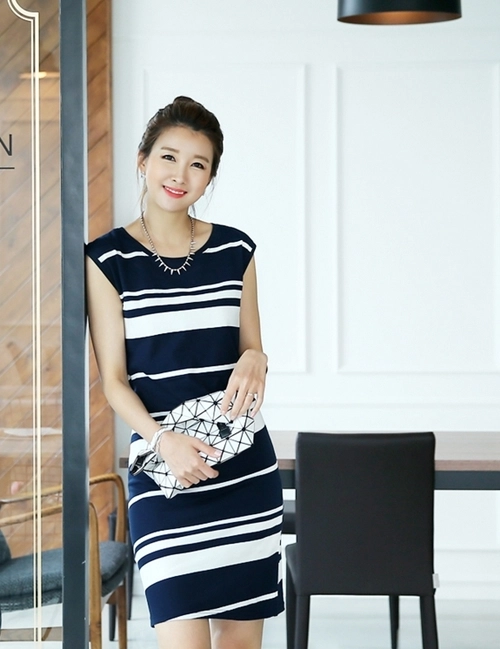 Váy đầm liền thân đẹp duyên dáng cho nàng công sở
