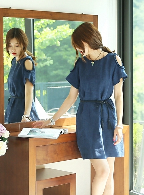 Váy đầm liền thân đẹp duyên dáng cho nàng công sở