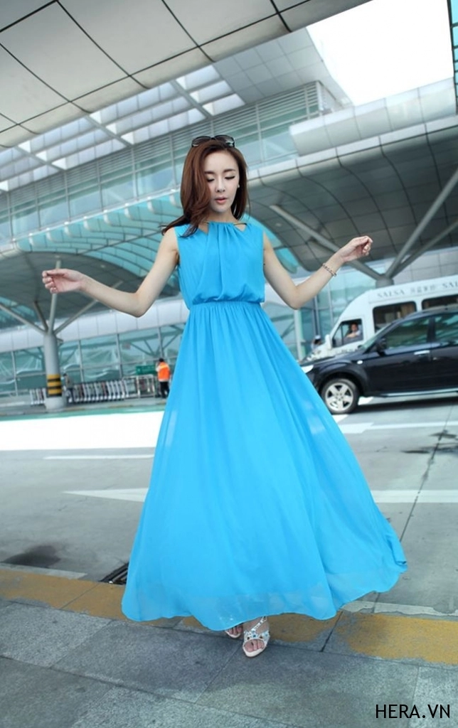Váy đầm maxi giúp nàng tỏa sáng trong mùa thời trang