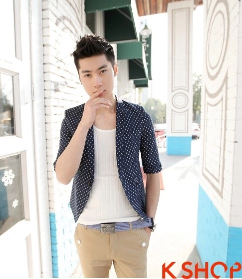 Vest ngắn tay item cực hot cho chàng phong cách hè này