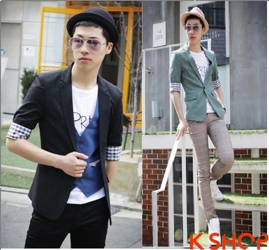 Vest ngắn tay item cực hot cho chàng phong cách hè này
