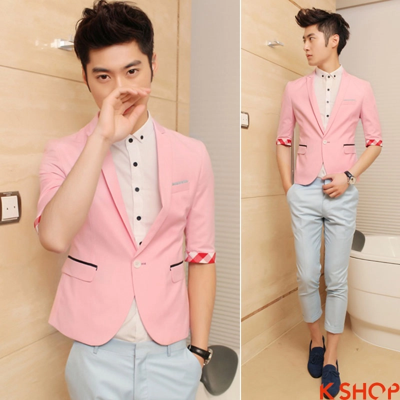 Vest ngắn tay item cực hot cho chàng phong cách hè này