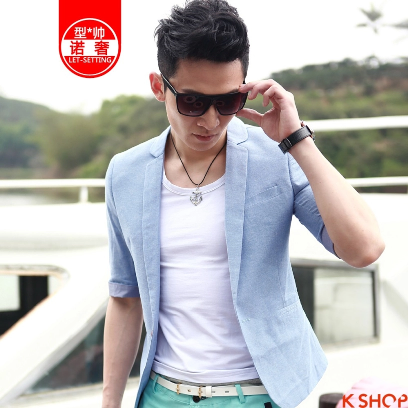 Vest ngắn tay item cực hot cho chàng phong cách hè này