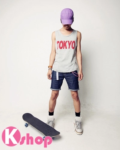 Áo ba lỗ nam năng động xì tin cho chàng teen boy