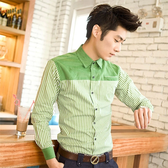 Áo sơ mi nam hàn quốc cho chàng sành điệu dạo phố