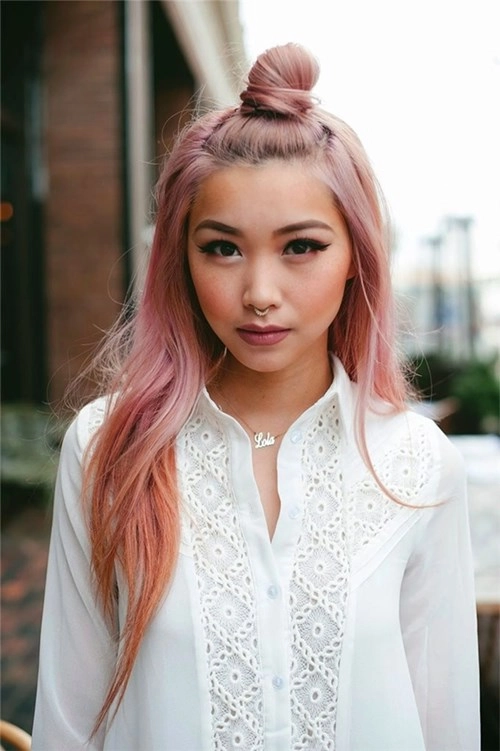 Màu tóc hot nhất 2016 mang tên hồng thạch anh