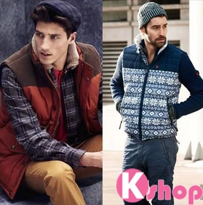 Mix áo khoác gile nam lịch lãm quyến rũ