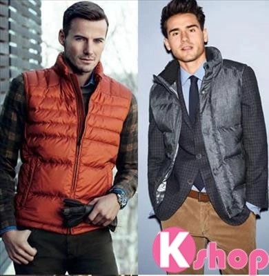Mix áo khoác gile nam lịch lãm quyến rũ