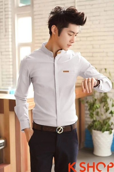 Mix áo sơ mi nam đẹp như sao hàn