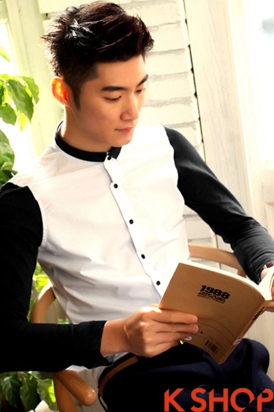 Mix áo sơ mi nam đẹp như sao hàn