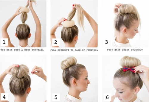 Những cách búi tóc đơn giản dành cho bạn gái lười