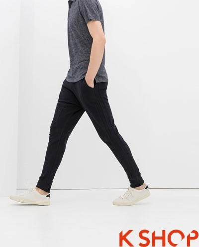Quần sweatpants nam ống bó đẹp