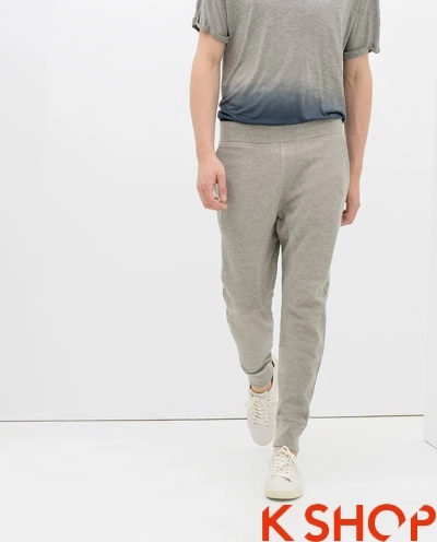 Quần sweatpants nam ống bó đẹp