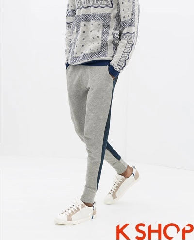 Quần sweatpants nam ống bó đẹp