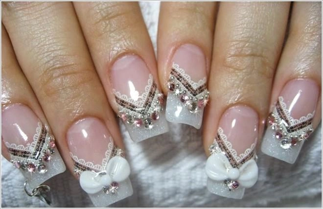 18 mẫu nail sang trọng quý phái cho cô dâu