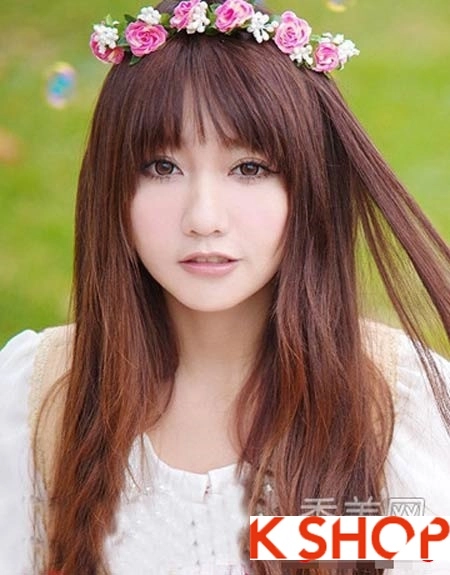 4 mẫu tóc mái đẹp dễ thương như sao hàn