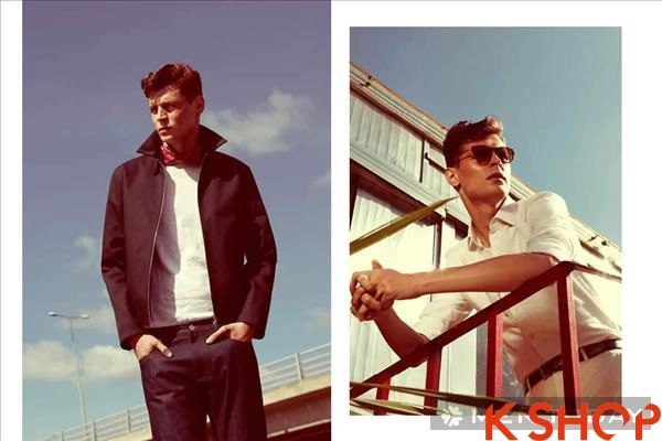Áo khoác nam lookbook của ressi đơn giản hiện đại