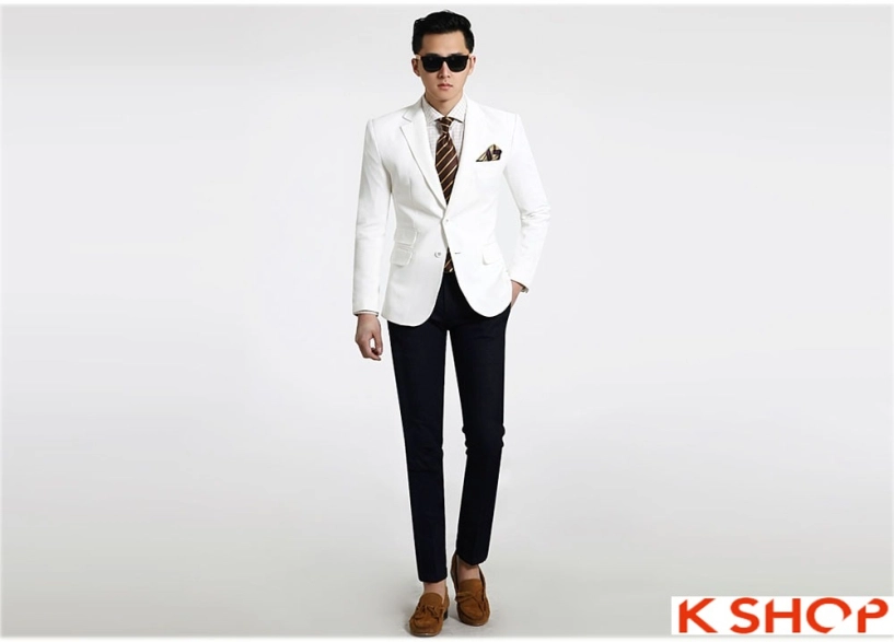 Áo vest nam trắng công sở làm xiêu lòng phải đẹp