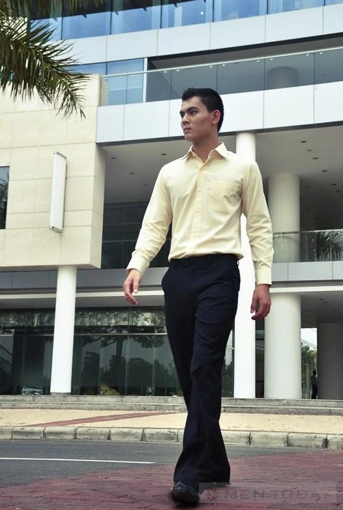 Lịch lãm nơi công sở với áo sơ mi nam