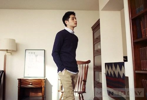 Mix đồ nam cùng sơ mi vào ngày se lạnh