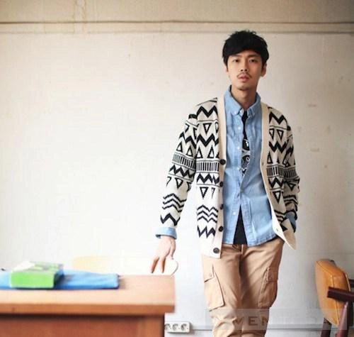 Mix đồ nam cùng sơ mi vào ngày se lạnh