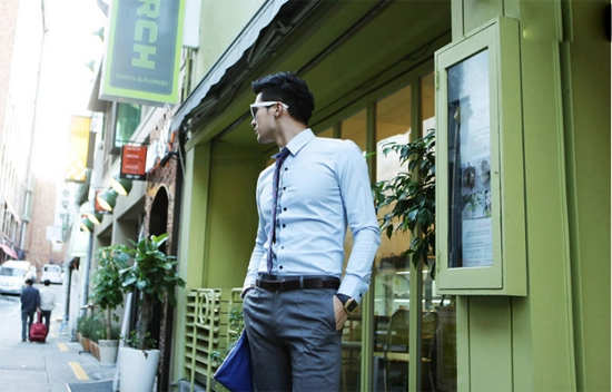 Phái mạnh sang trọng với áo sơ mi nam kẻ sọc