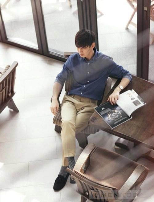 Sơ mi denim lịch lãm phong cách cho quý ông