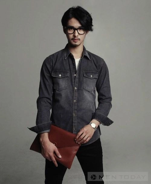 Sơ mi denim lịch lãm phong cách cho quý ông